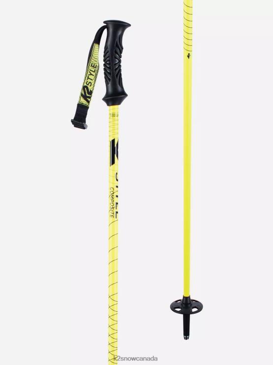 Unisex K2 STYLE COMPOSITE SKI POLES 2021 F6PH4224
