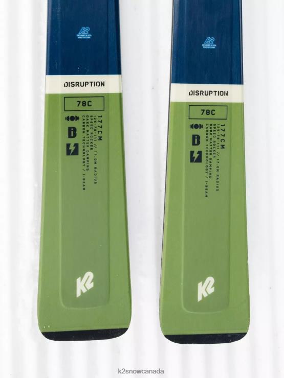 Men K2 DISRUPTION 78C SKIS 2024 F6PH434
