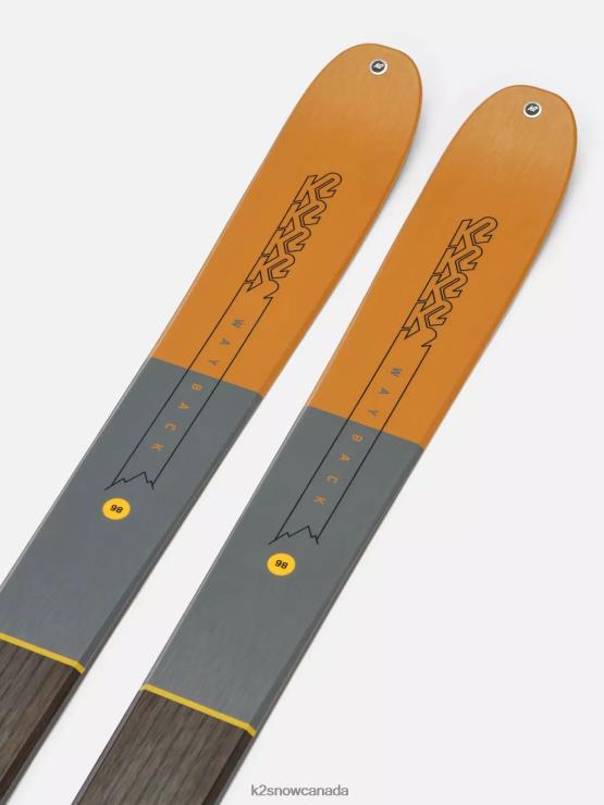 Men K2 WAYBACK 98 SKIS 2024 F6PH445